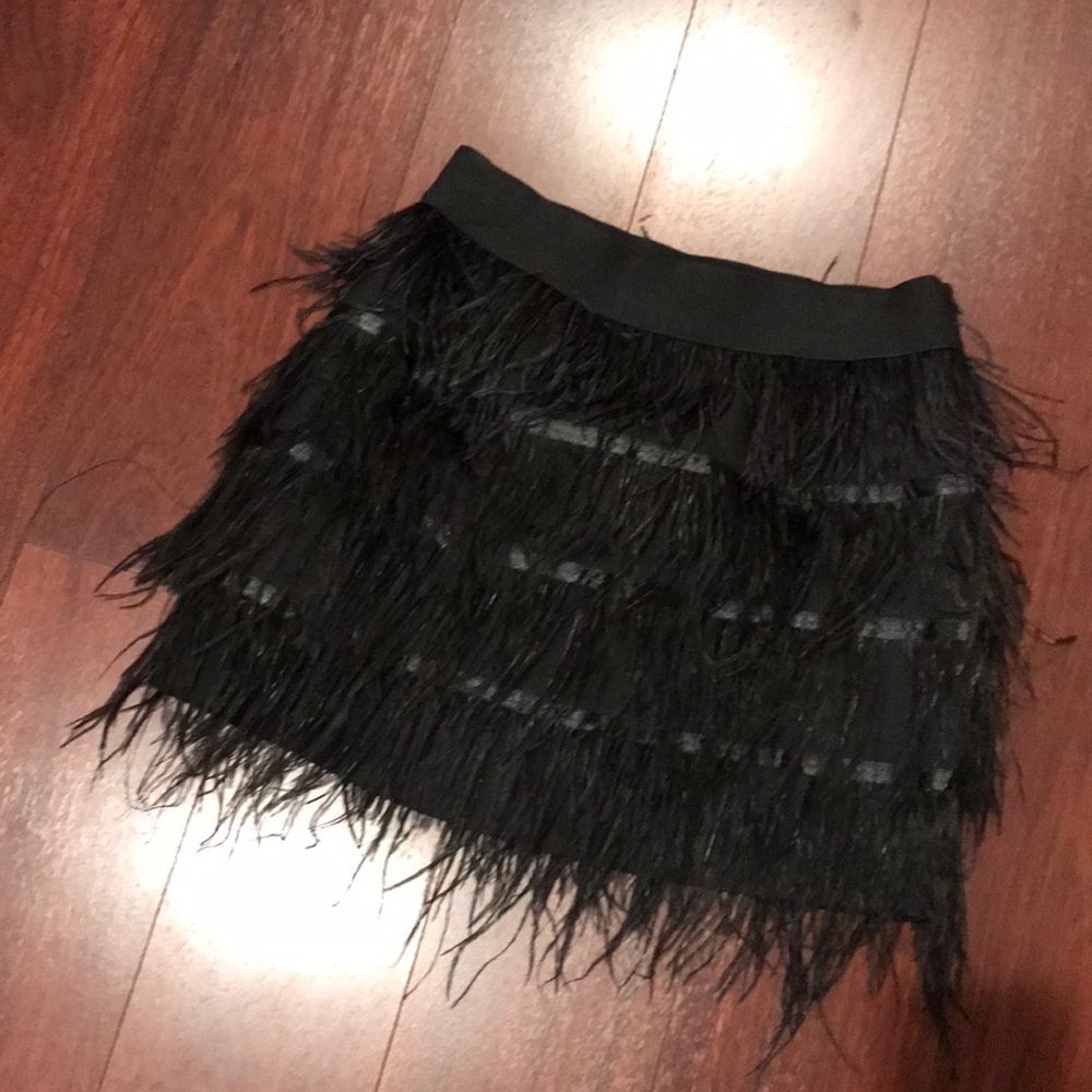 NWT Urban Outfitters Feather Skirt size 8